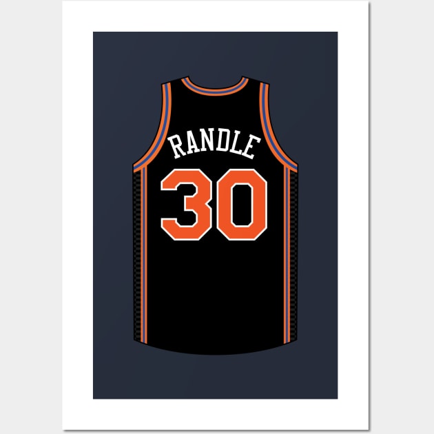 Julius Randle New York Jersey Qiangy Wall Art by qiangdade